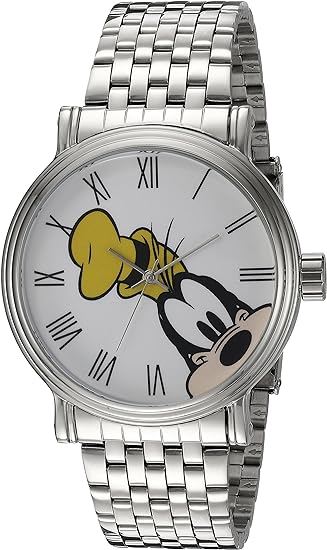 ONE: Disney Adult Classic Metal Bracelet Analog Quartz Watch