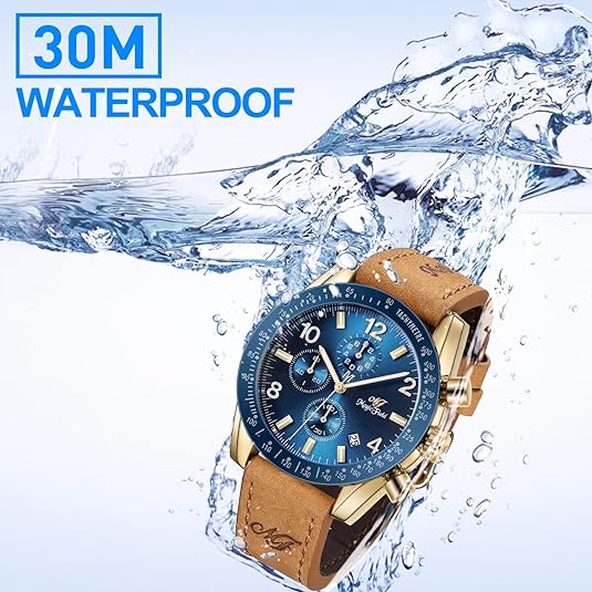 ONE: Luxury Wrist Watch Minimalist Men Square Dial Business Style Leather Strap Quartz Analog