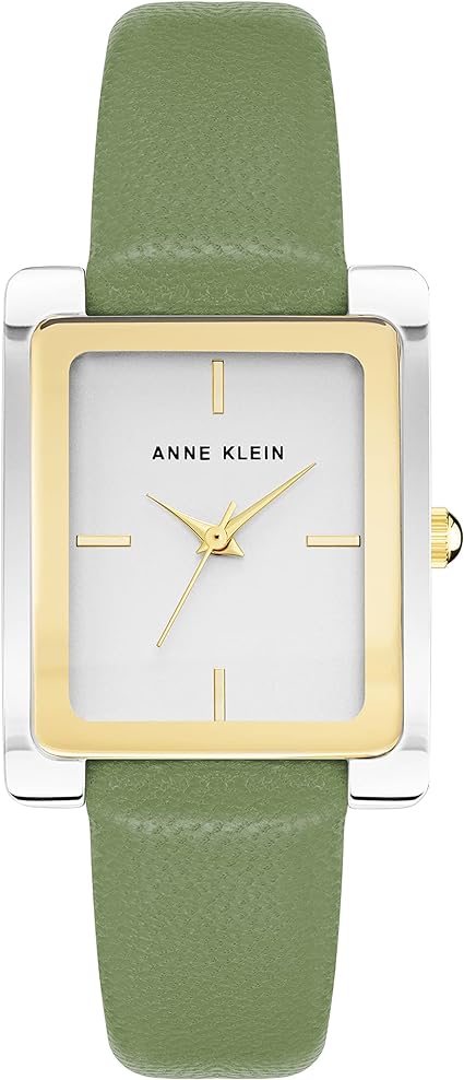 ONE:  Anne Klein Women's Leather Strap Watch