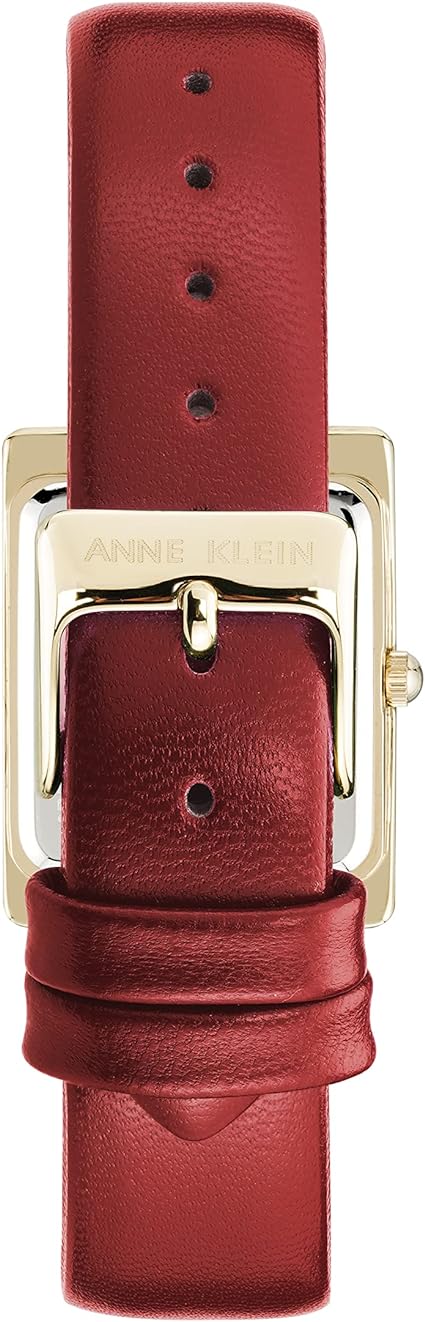 ONE:  Anne Klein Women's Leather Strap Watch
