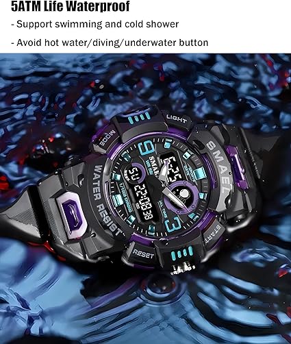 ONE: Men's Watches Multi Function Military S-Shock Sports Watch LED Digital Waterproof