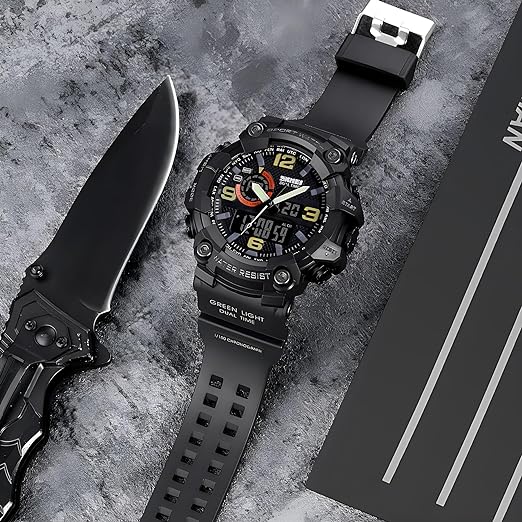 ONE: Men's Watches Multi Function Military S-Shock Sports Watch LED Digital Waterproof