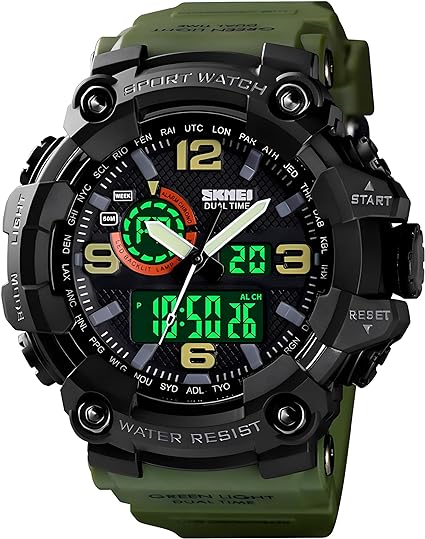 ONE: Men's Watches Multi Function Military S-Shock Sports Watch LED Digital Waterproof