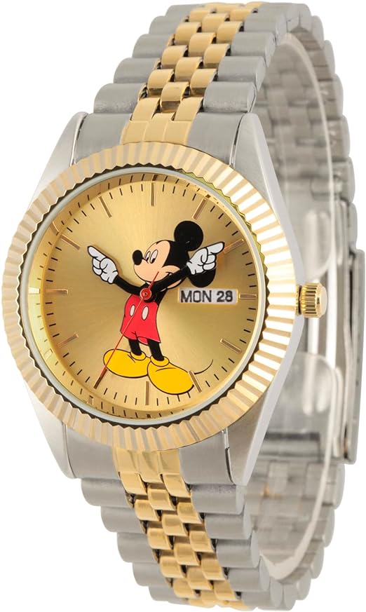 ONE: Disney Adult Classic Metal Bracelet Analog Quartz Watch