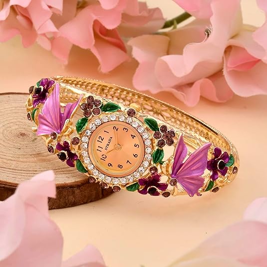ONE:  Luxury Elegant Butterfly Watch for Women: