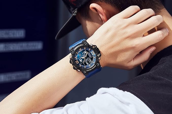 ONE: Men's Watches Multi Function Military S-Shock Sports Watch LED Digital Waterproof