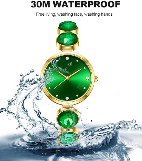 ONE: Luxury Elegant Wrist Watch for Women Analog Quartz Rhinestone  Bangle Bracelet Jewelry