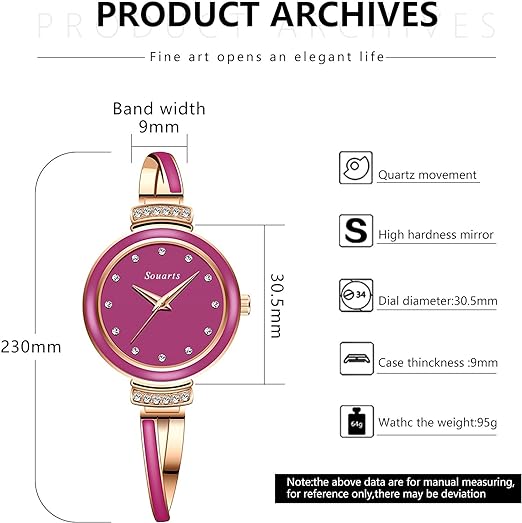 ONE:  Luxury  Bracelet Watch for Women Rhinestone
