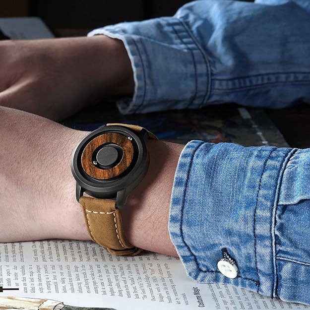 ONE:  Magnetic Levitation Wrist Watch Style Wooden