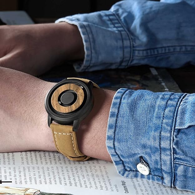 ONE:  Magnetic Levitation Wrist Watch Style Wooden