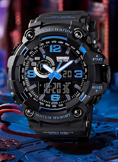 ONE: Men's Watches Multi Function Military S-Shock Sports Watch LED Digital Waterproof