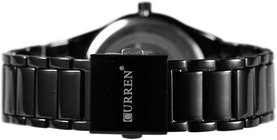 ONE:  Men's Wrist Watch Stainless Steel Band Waterproof  Date Quartz Wristwatch