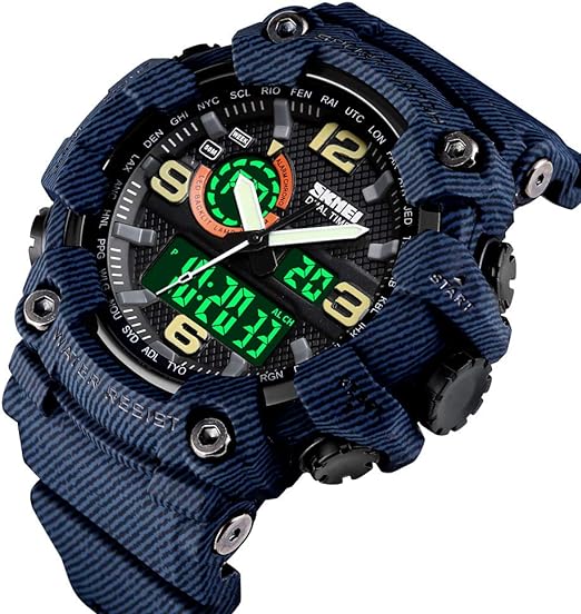 ONE: Men's Watches Multi Function Military S-Shock Sports Watch LED Digital Waterproof