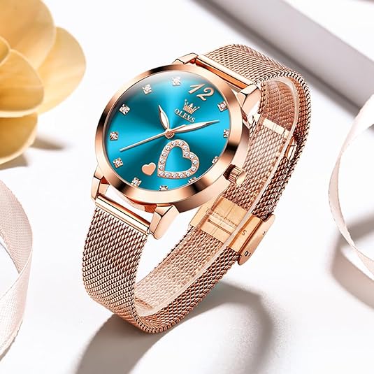ONE:  Luxury Elegant Watch and Bracelet Set for Women:  Rhinestone with Bangles Starry Sky