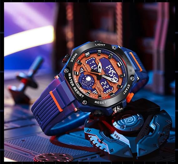 ONE: Men's Watches Multi Function Military S-Shock Sports Watch LED Digital Waterproof