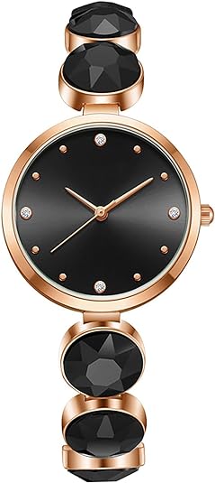 ONE: Luxury Elegant Wrist Watch for Women Analog Quartz Rhinestone  Bangle Bracelet Jewelry