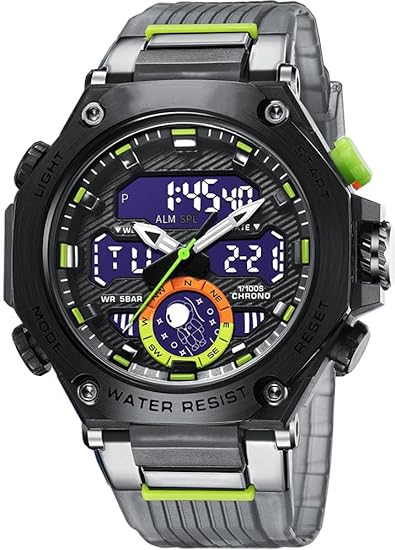 ONE: Men's Watches Multi Function Military S-Shock Sports Watch LED Digital Waterproof