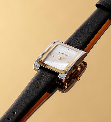 ONE:  Anne Klein Women's Leather Strap Watch