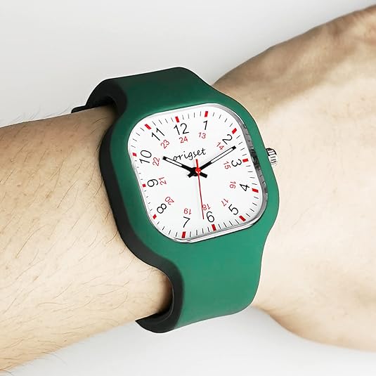 ONE: Wrist Watch Easy to Read  Style for nurses medical teachers nursing student professionals clinic hospital women men unisex