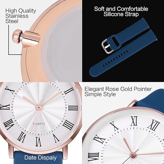 ONE: Luxury Wrist Watch Minimalist Men Square Dial Business Style Leather Strap Quartz Analog