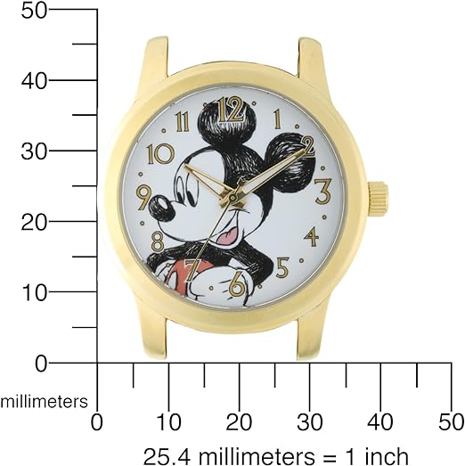 ONE: Disney Adult Classic Metal Bracelet Analog Quartz Watch