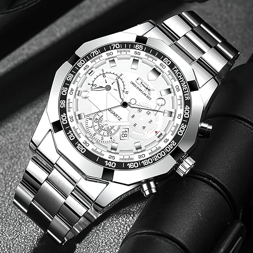 ONE: Luxury Wrist Watch Minimalist Men Square Dial Business Style Leather Strap Quartz Analog