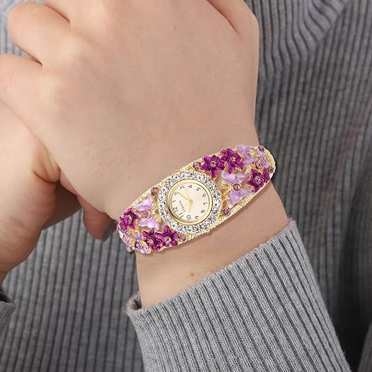 ONE:  Luxury Elegant Butterfly Watch for Women: