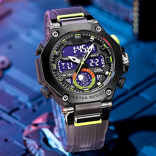 ONE: Men's Watches Multi Function Military S-Shock Sports Watch LED Digital Waterproof