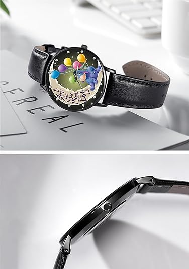 ONE: Wrist Watch for Men and Women Color: I love you to the moon and back