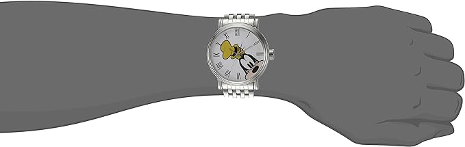 ONE: Disney Adult Classic Metal Bracelet Analog Quartz Watch
