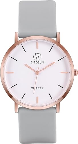 ONE: Luxury Wrist Watch Minimalist Men Square Dial Business Style Leather Strap Quartz Analog