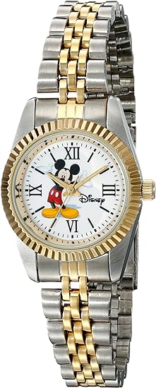 ONE: Disney Adult Classic Metal Bracelet Analog Quartz Watch