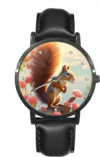 ONE:  Wrist Watches for Men and Women Color: Squirrel