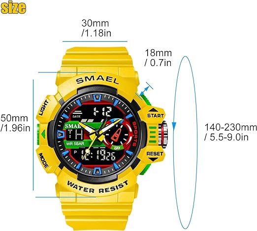 ONE: Men's Watches Multi Function Military S-Shock Sports Watch LED Digital Waterproof