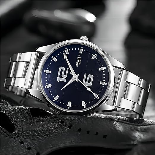 ONE: Men's Casual Classic Luxury Wrist Watch, Analog Quartz Stainless Steel