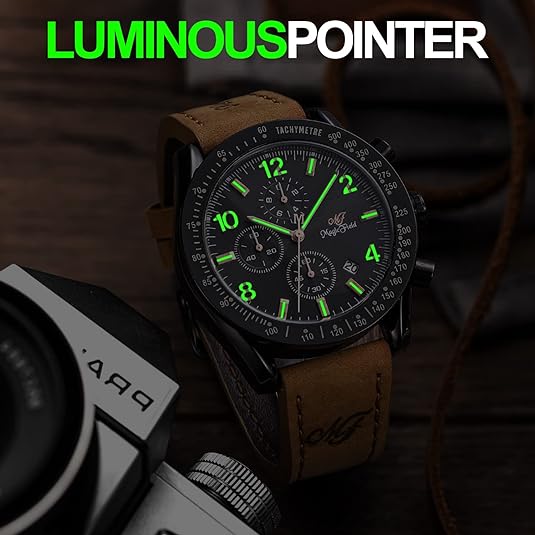 ONE: Luxury Wrist Watch Minimalist Men Square Dial Business Style Leather Strap Quartz Analog