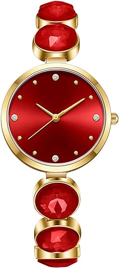 ONE: Luxury Elegant Wrist Watch for Women Analog Quartz Rhinestone  Bangle Bracelet Jewelry