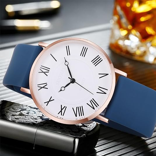 ONE: Luxury Wrist Watch Minimalist Men Square Dial Business Style Leather Strap Quartz Analog
