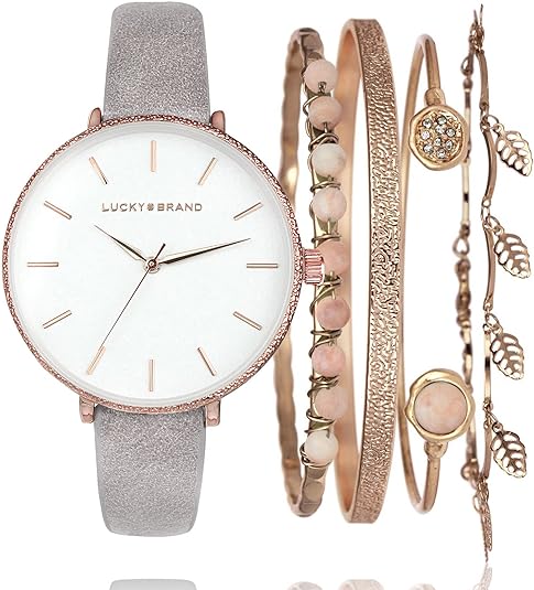 ONE:  Luxury Elegant Watch and Bracelet Set for Women:  Rhinestone with Bangles Starry Sky