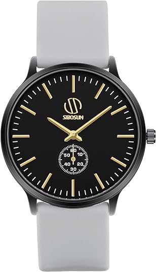 ONE: Luxury Wrist Watch Minimalist Men Square Dial Business Style Leather Strap Quartz Analog