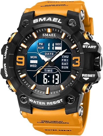 ONE: Men's Watches Multi Function Military S-Shock Sports Watch LED Digital Waterproof