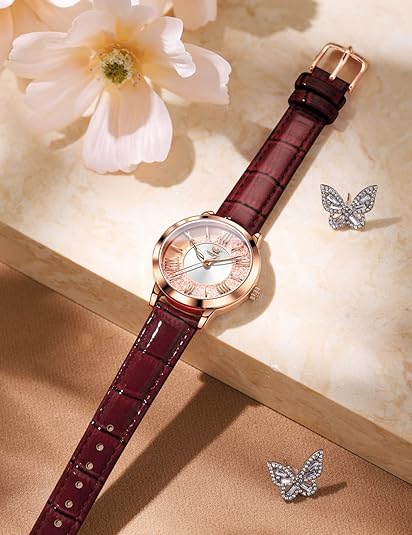 ONE:  Luxury Elegant Watch and Bracelet Set for Women:  Rhinestone with Bangles Starry Sky