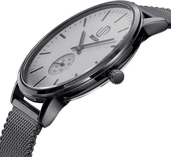 ONE: Luxury Wrist Watch Minimalist Men Square Dial Business Style Leather Strap Quartz Analog