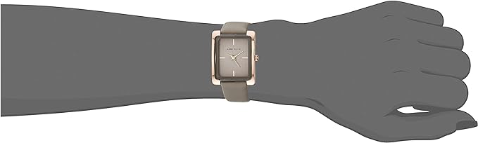 ONE:  Anne Klein Women's Leather Strap Watch