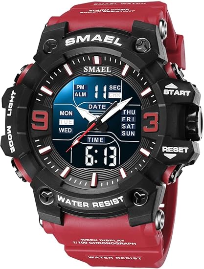 ONE: Men's Watches Multi Function Military S-Shock Sports Watch LED Digital Waterproof