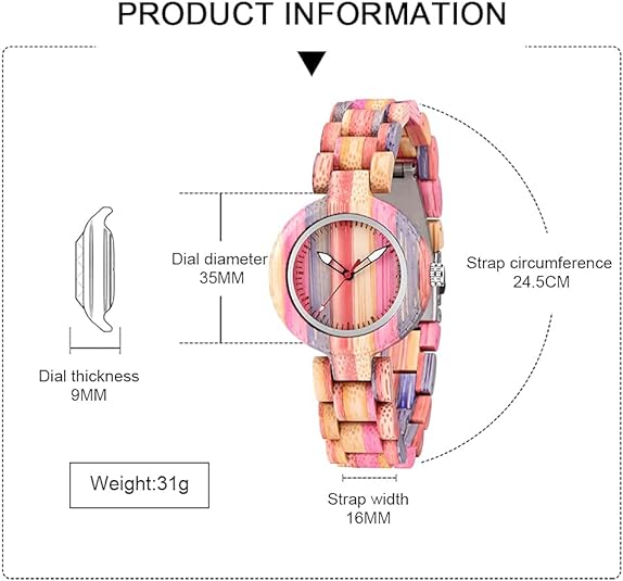 ONE: Wrist Watch Easy to Read  Style