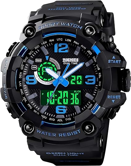 ONE: Men's Watches Multi Function Military S-Shock Sports Watch LED Digital Waterproof