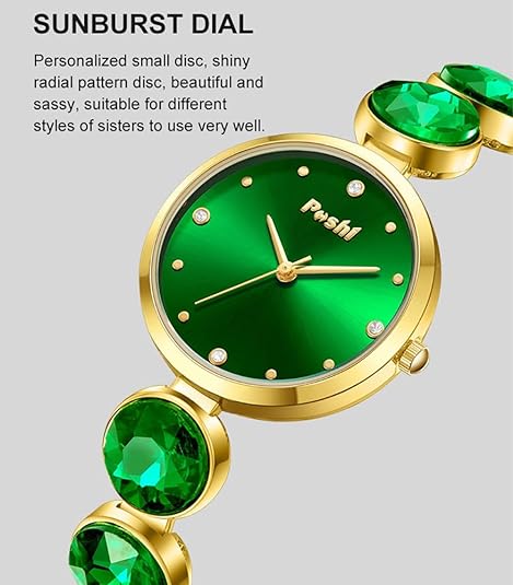 ONE: Luxury Elegant Wrist Watch for Women Analog Quartz Rhinestone  Bangle Bracelet Jewelry