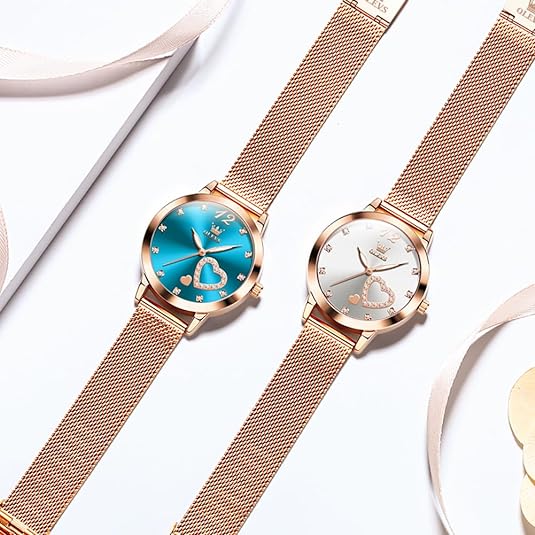 ONE:  Luxury Elegant Watch and Bracelet Set for Women:  Rhinestone with Bangles Starry Sky
