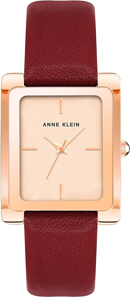 ONE:  Anne Klein Women's Leather Strap Watch